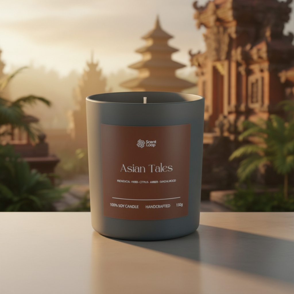 Świeca sojowa zapachowa Asian Tales