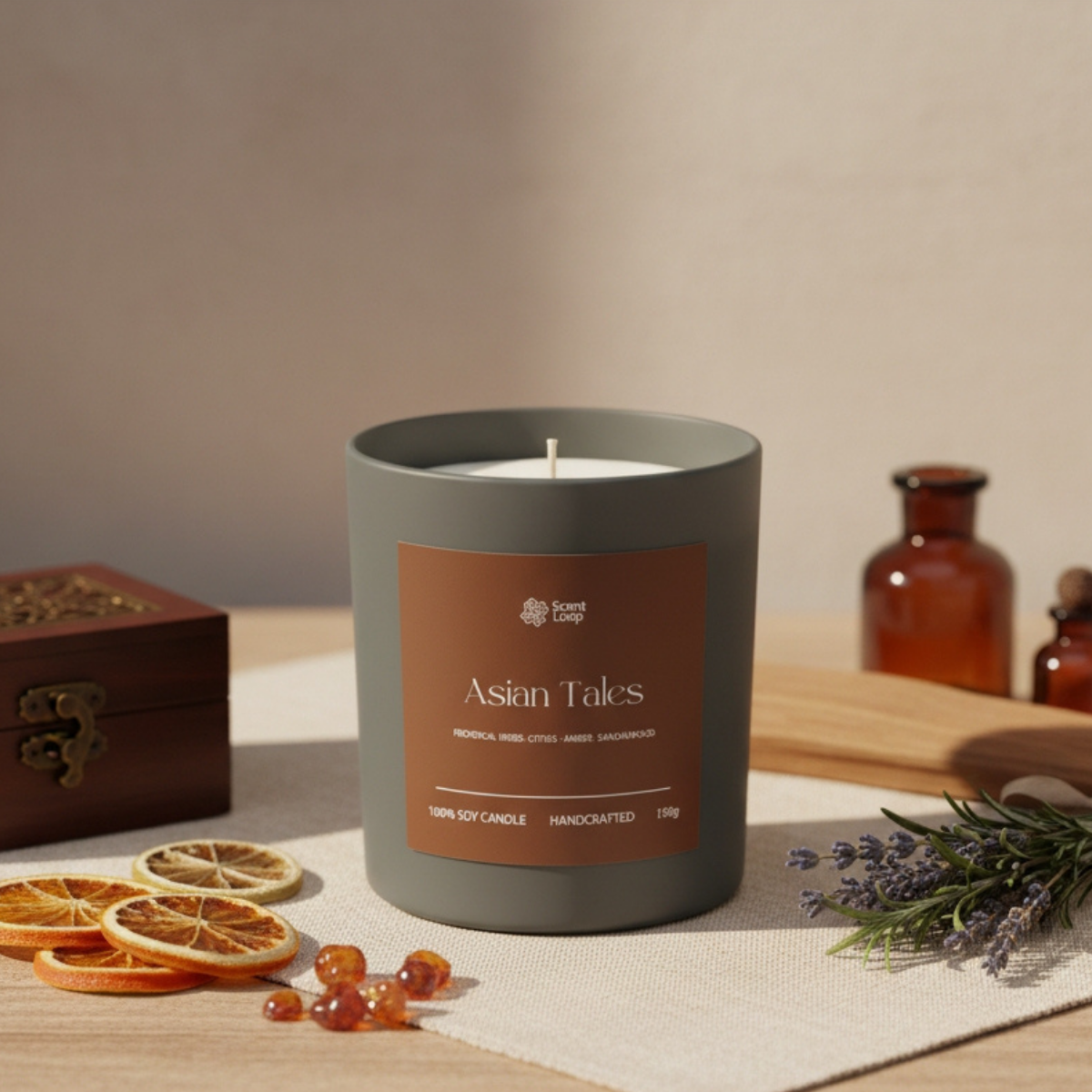 Świeca sojowa zapachowa Asian Tales