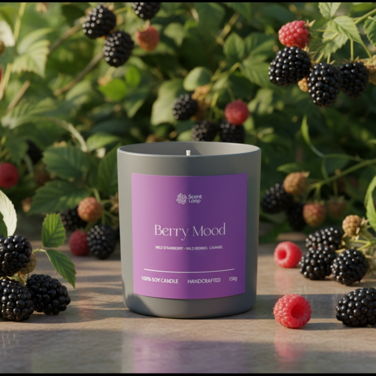 Świeca sojowa zapachowa Berry Mood