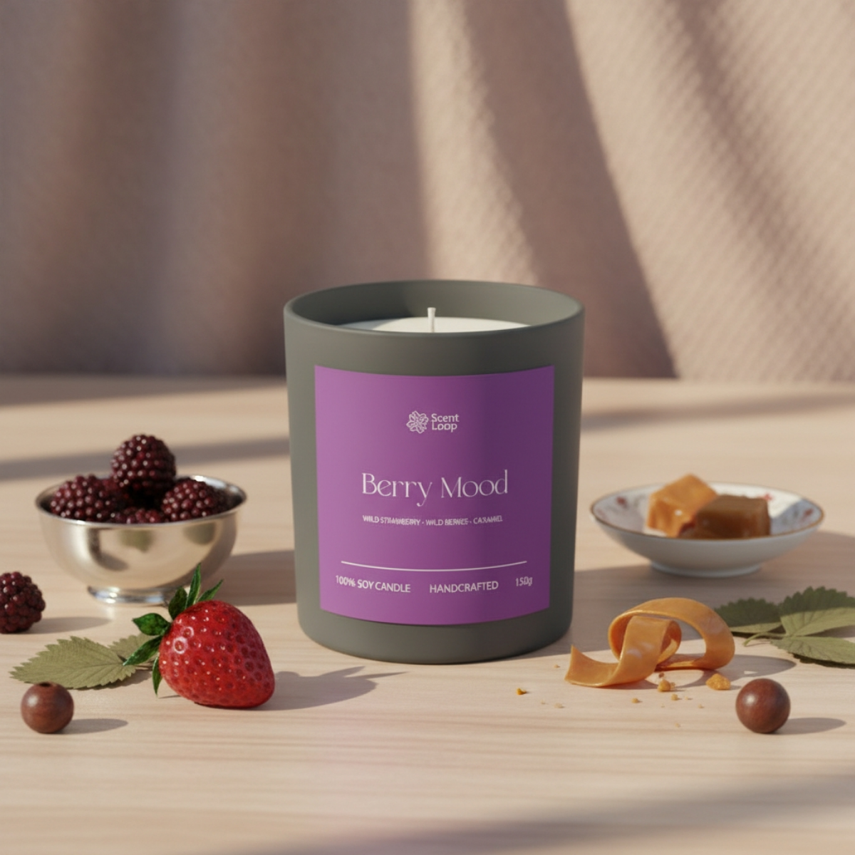 Świeca sojowa zapachowa Berry Mood
