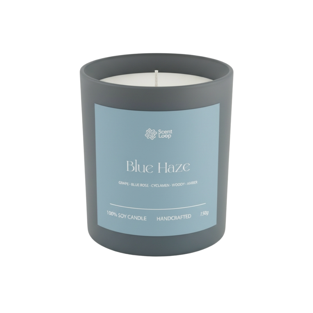 Świeca sojowa zapachowa Blue Haze