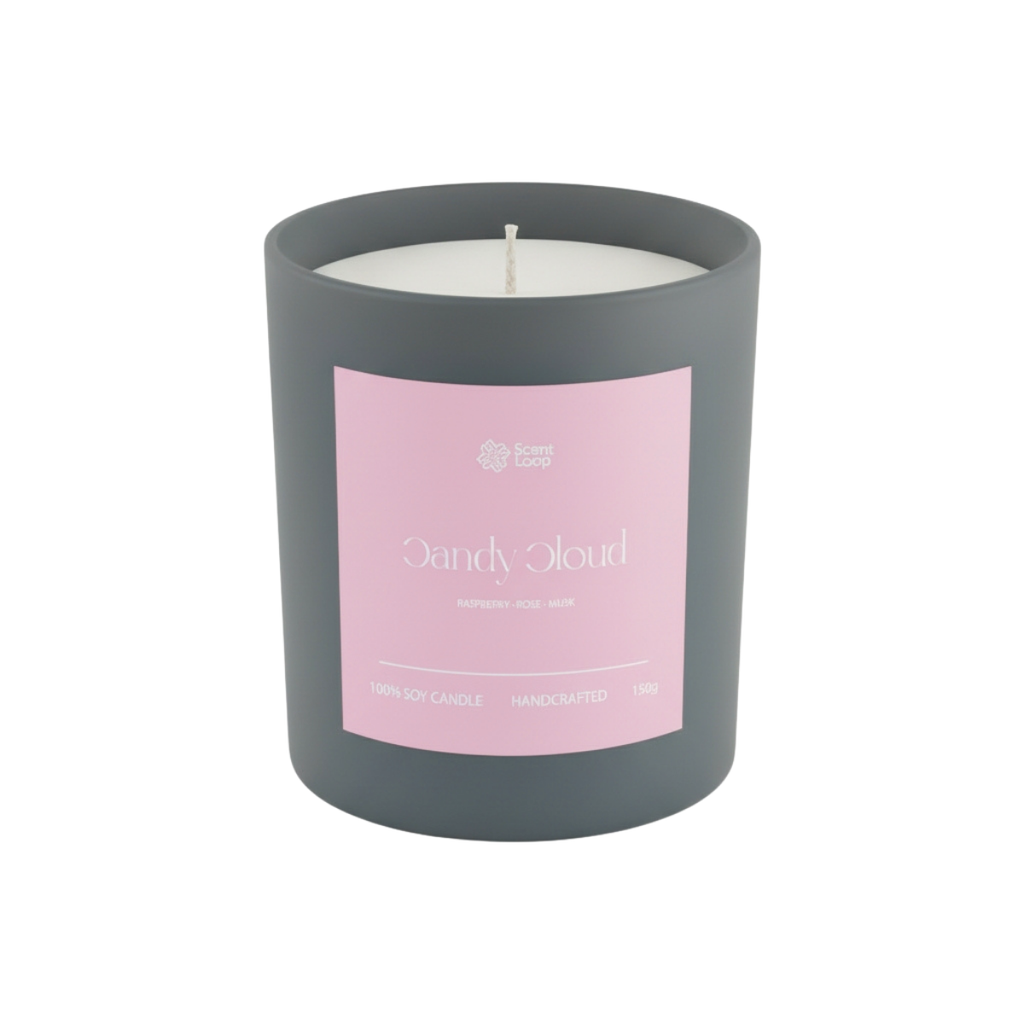 Świeca sojowa zapachowa Candy Cloud