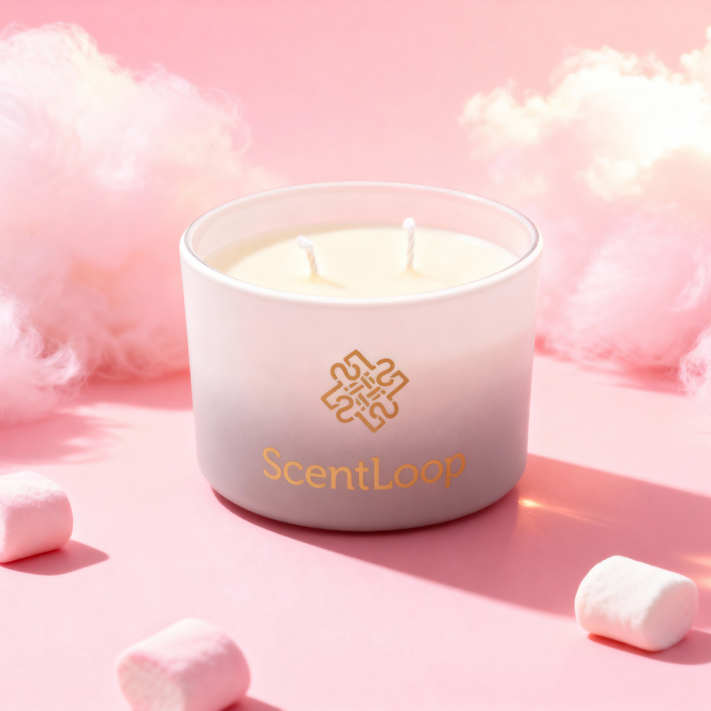Świeca sojowa zapachowa Candy Cloud