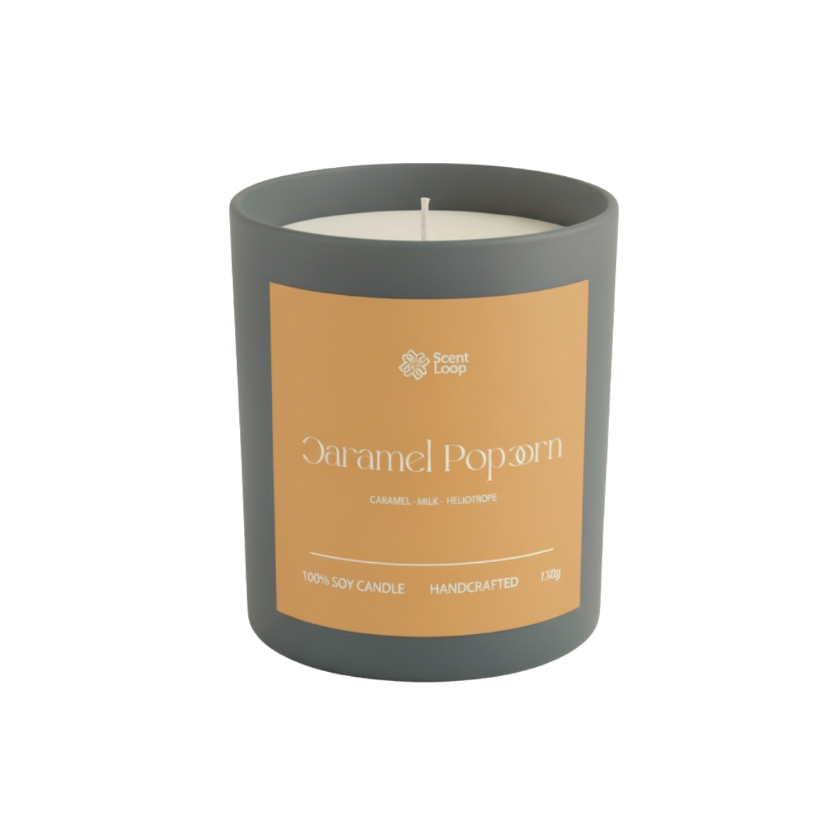 Świeca sojowa zapachowa Caramel Popcorn