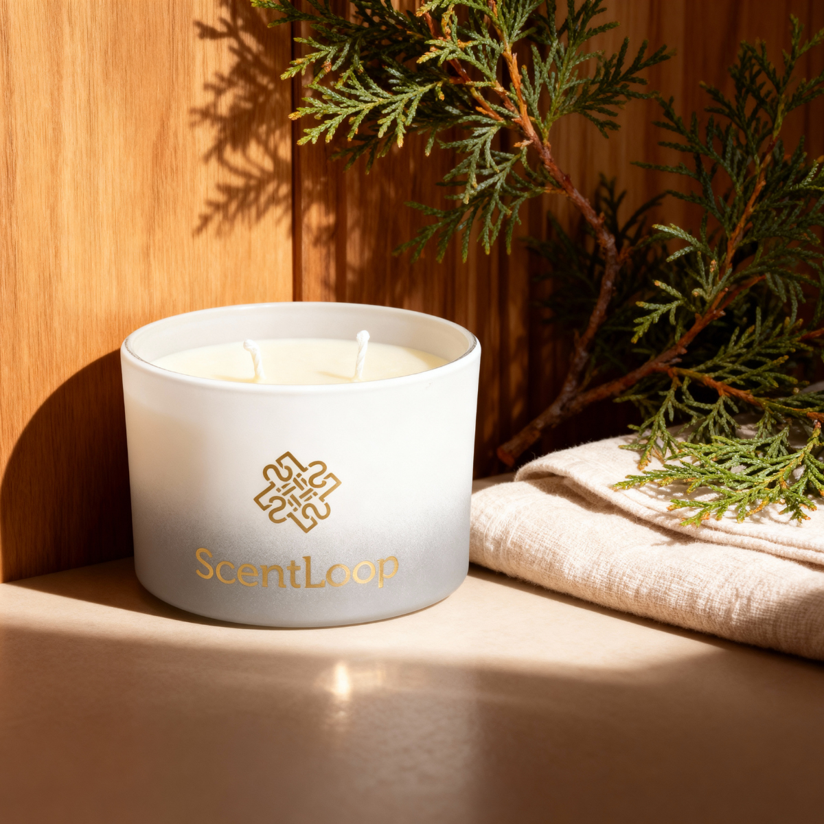 Świeca sojowa zapachowa Cedar Wood