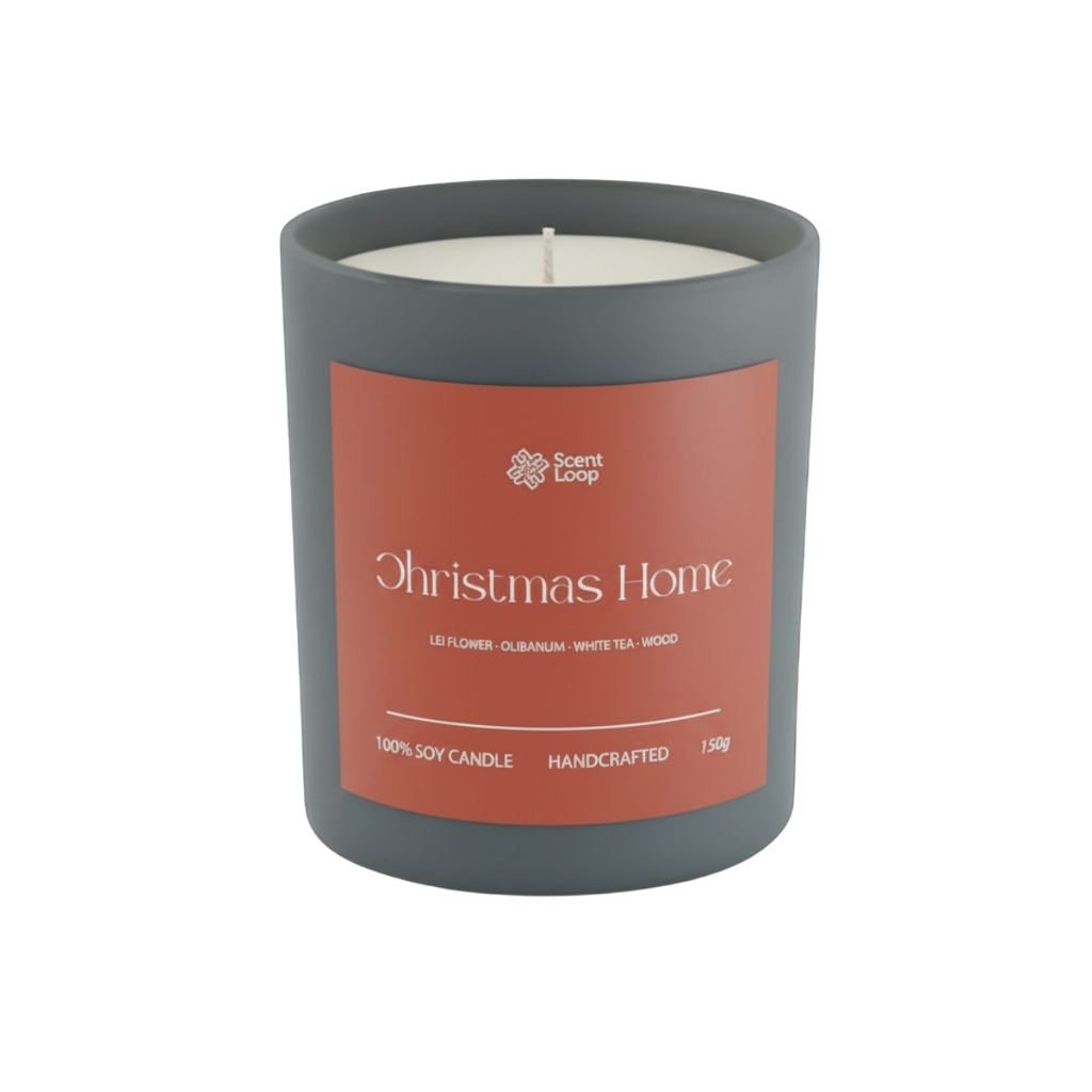 Świeca sojowa świąteczna zapachowa Christmas Home