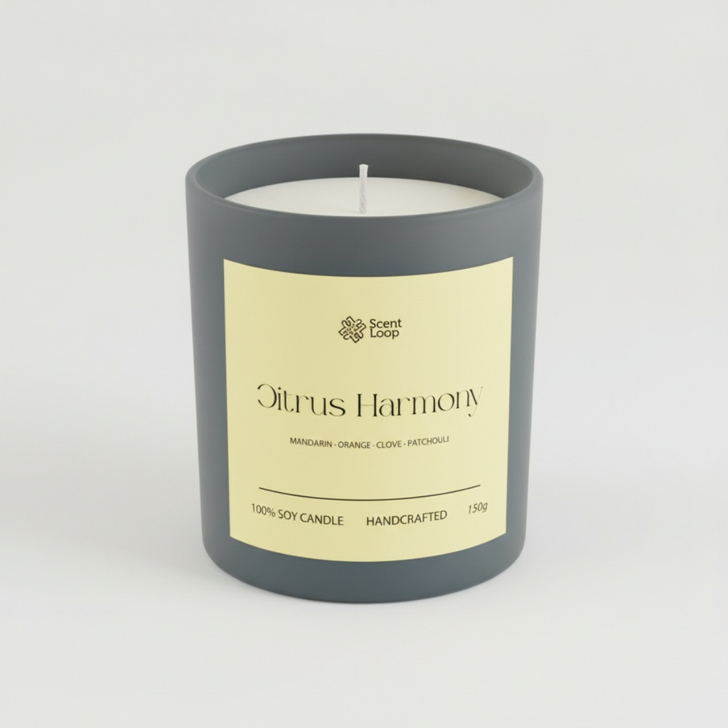 Świeca sojowa zapachowa Citrus Harmony