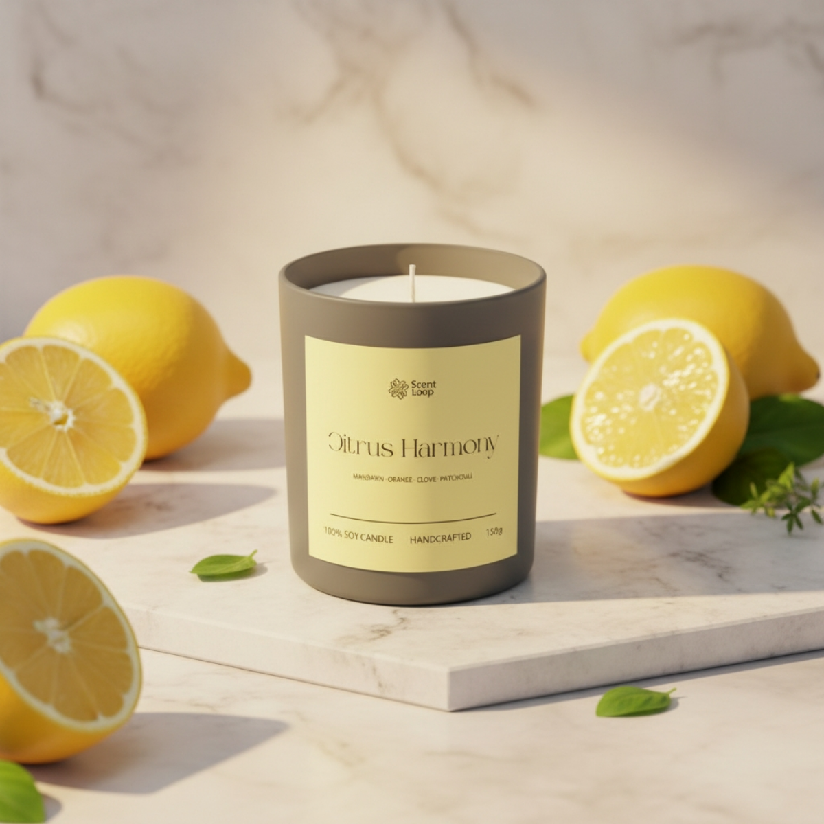 Świeca sojowa zapachowa Citrus Harmony