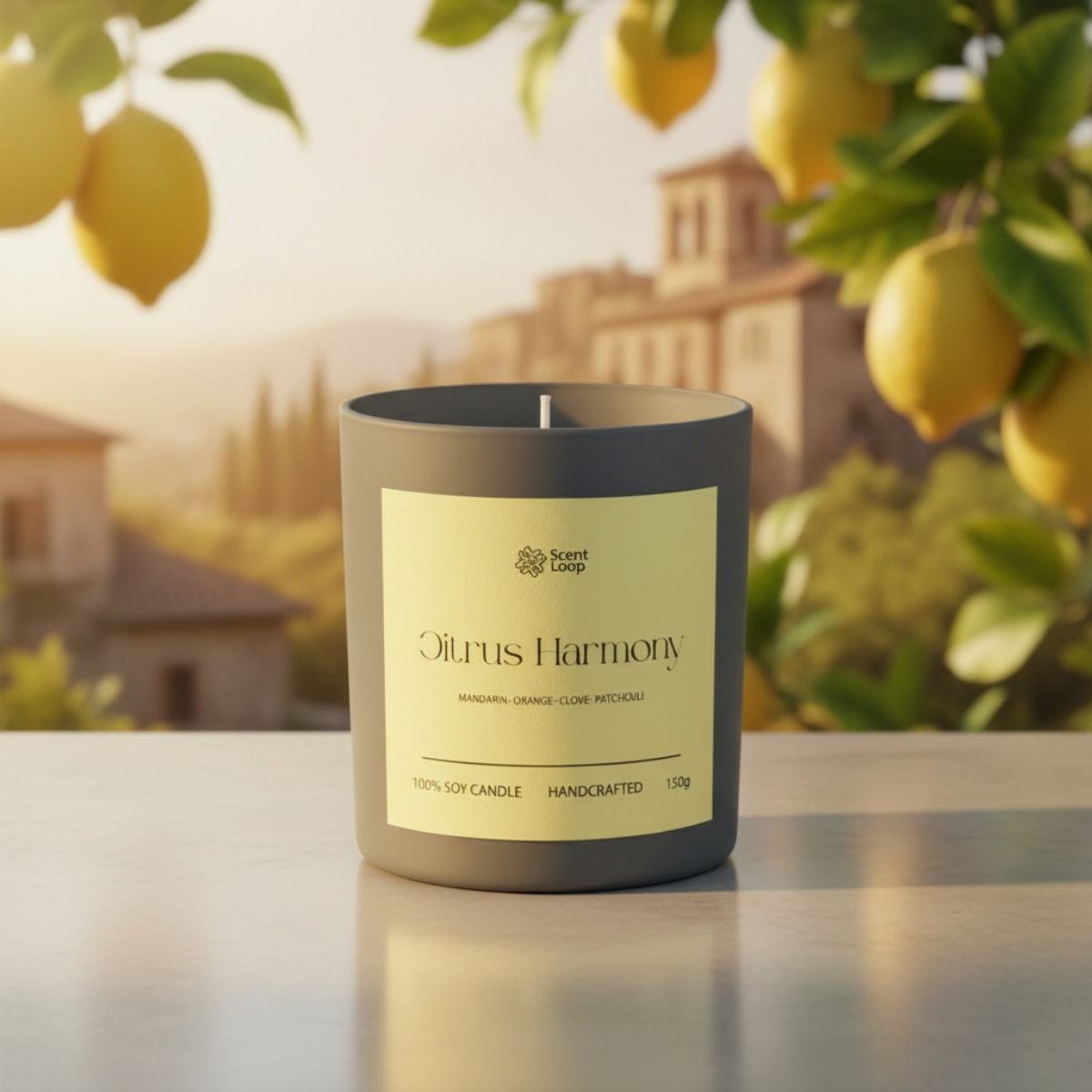 Świeca sojowa zapachowa Citrus Harmony