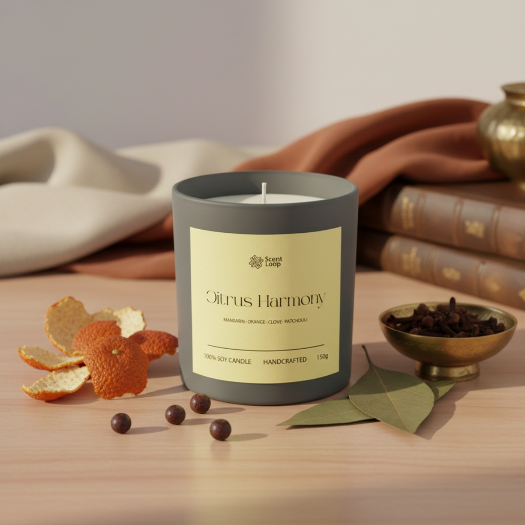 Świeca sojowa zapachowa Citrus Harmony