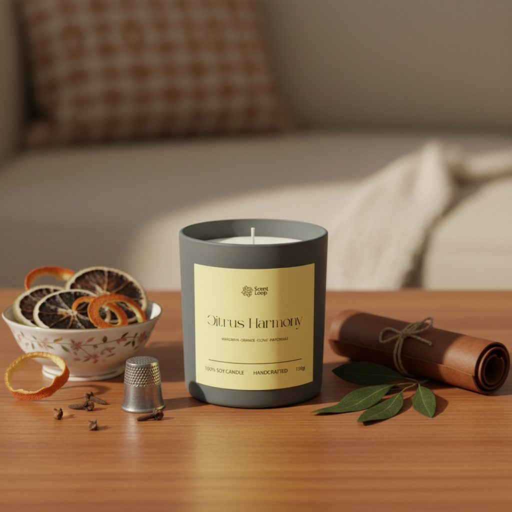 Świeca sojowa zapachowa Citrus Harmony