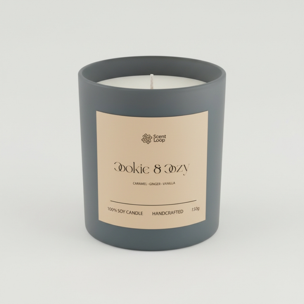 Świeca sojowa zapachowa Cookie & Cozy