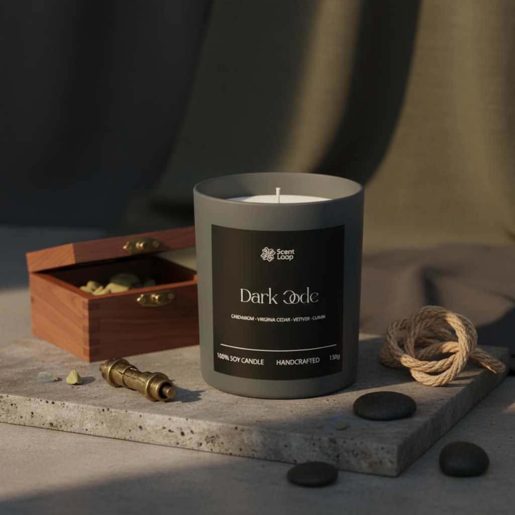 Świeca sojowa zapachowa Dark Code