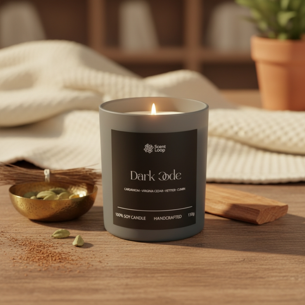 Świeca sojowa zapachowa Dark Code