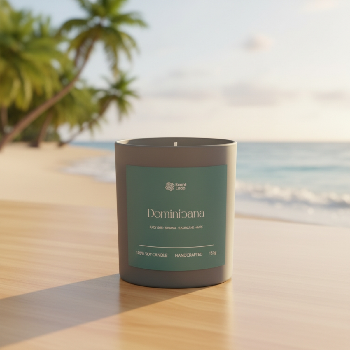 Świeca sojowa zapachowa Dominicana