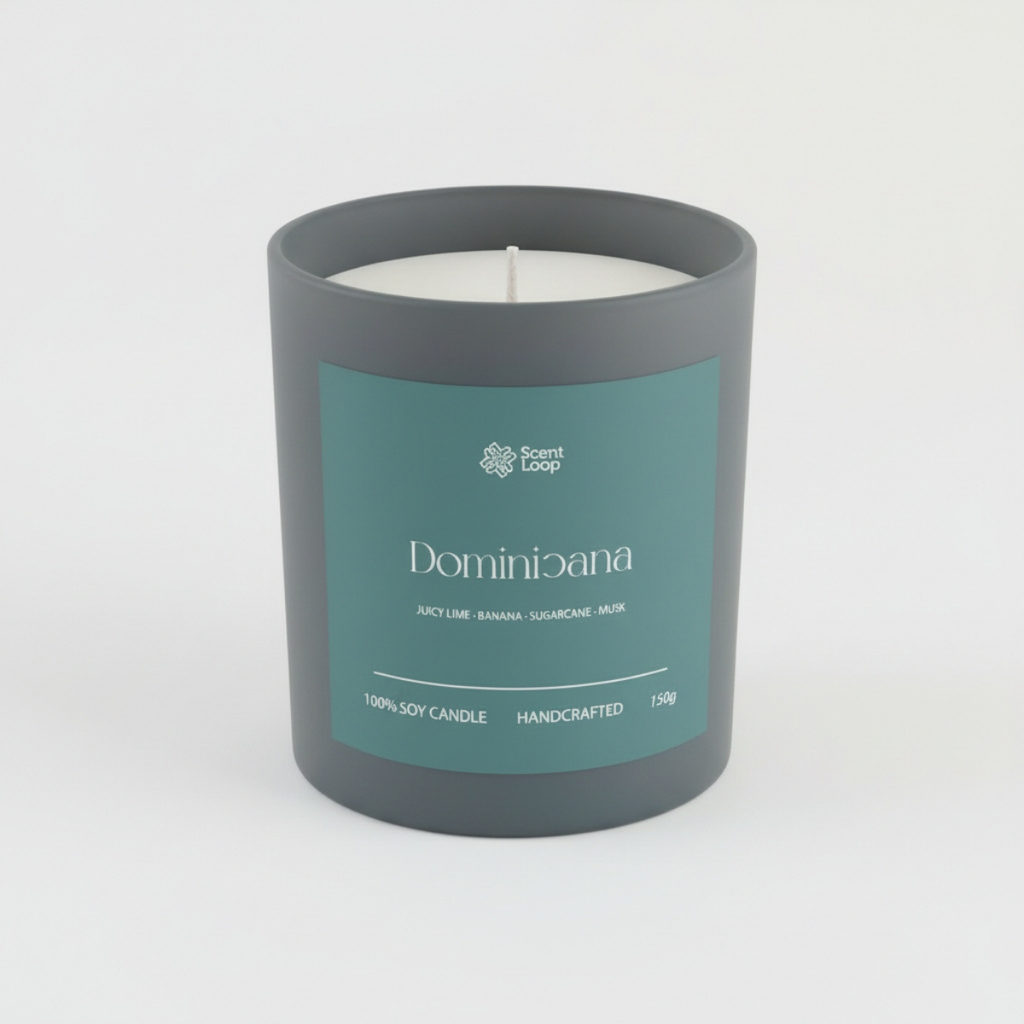 Świeca sojowa zapachowa Dominicana