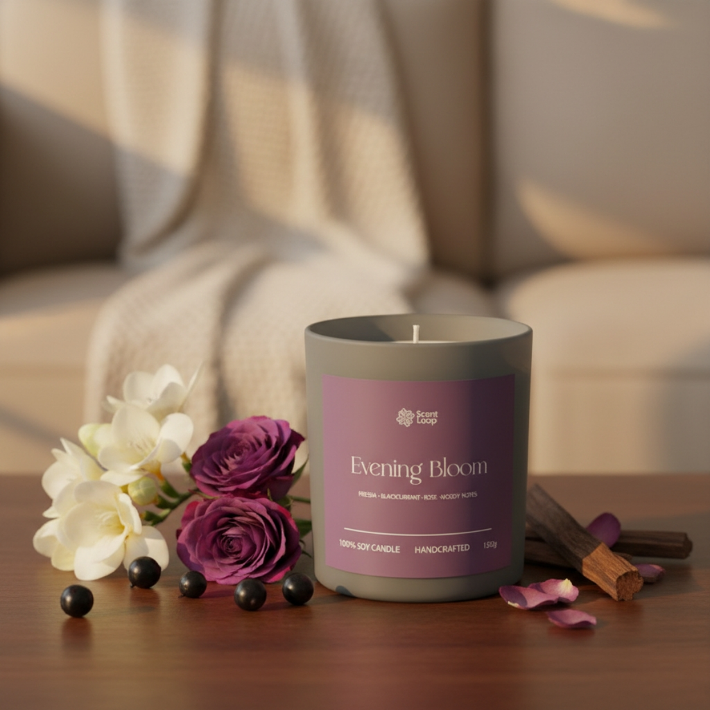 Świeca sojowa zapachowa Evening Bloom