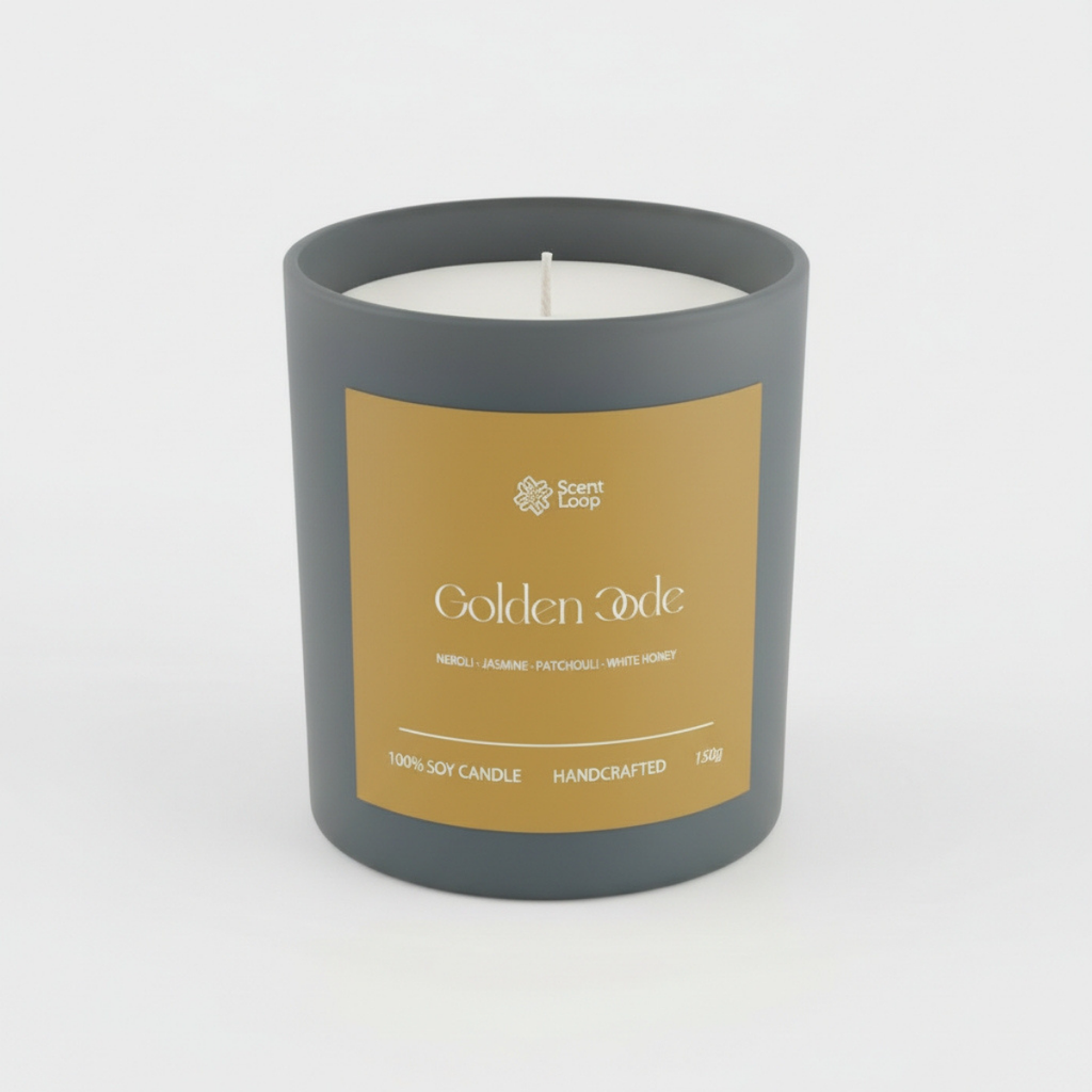Świeca sojowa zapachowa Golden Code