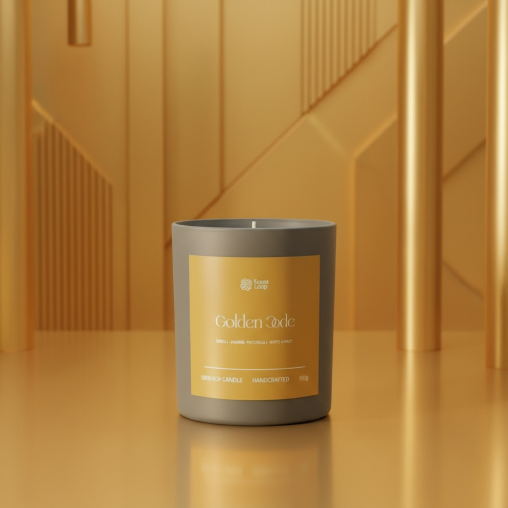 Świeca sojowa zapachowa Golden Code