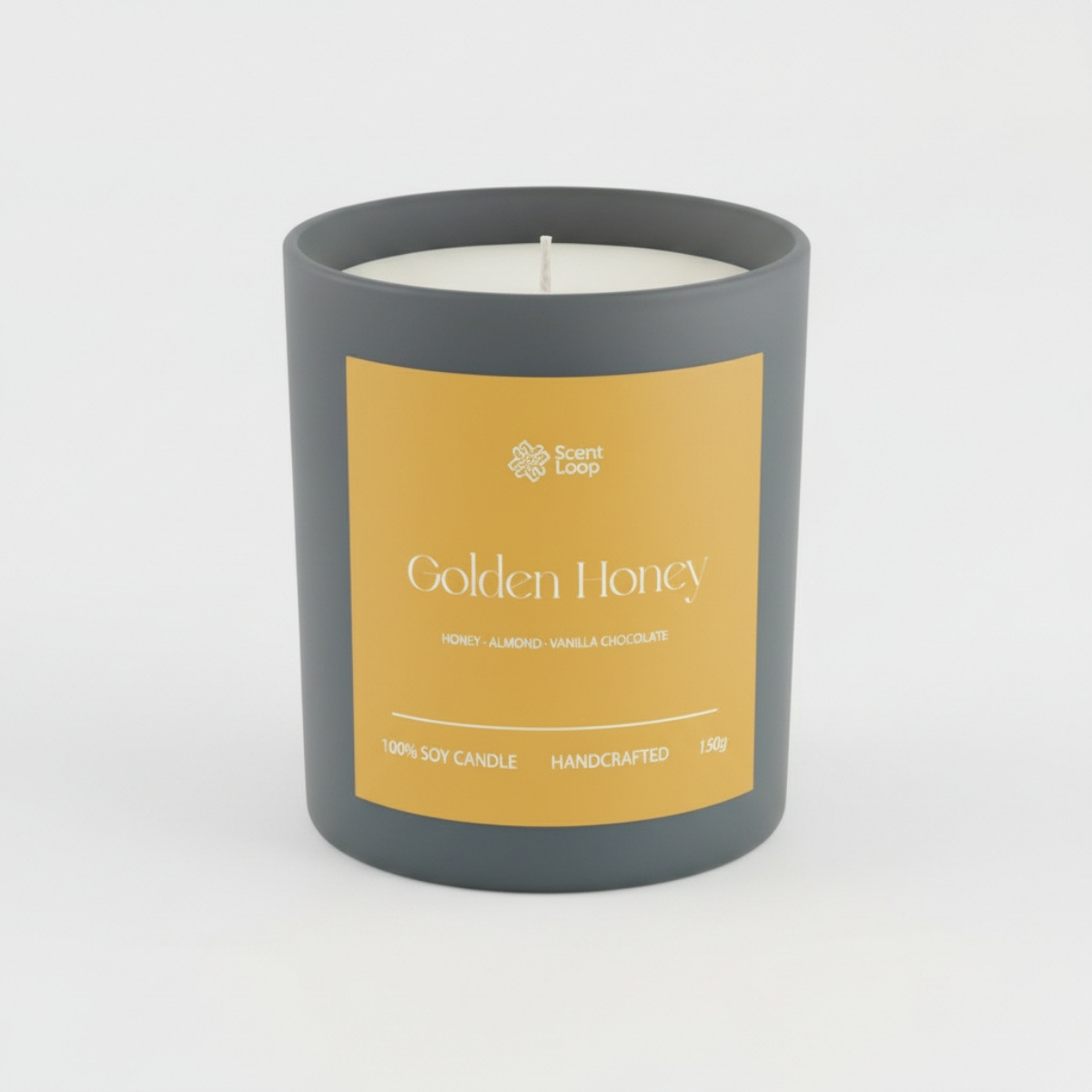 Świeca sojowa zapachowa Golden Honey