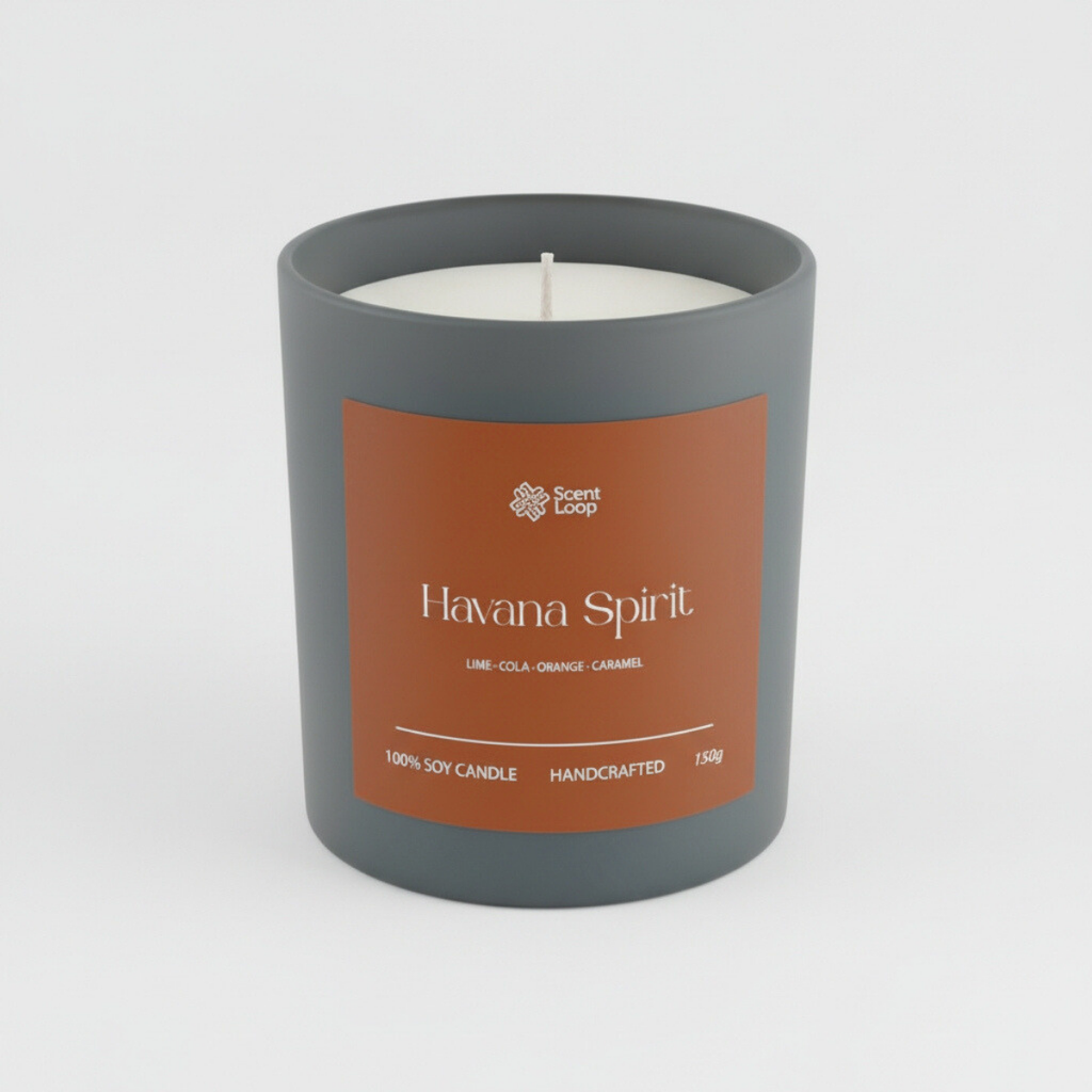 Świeca sojowa zapachowa Havana Spirit