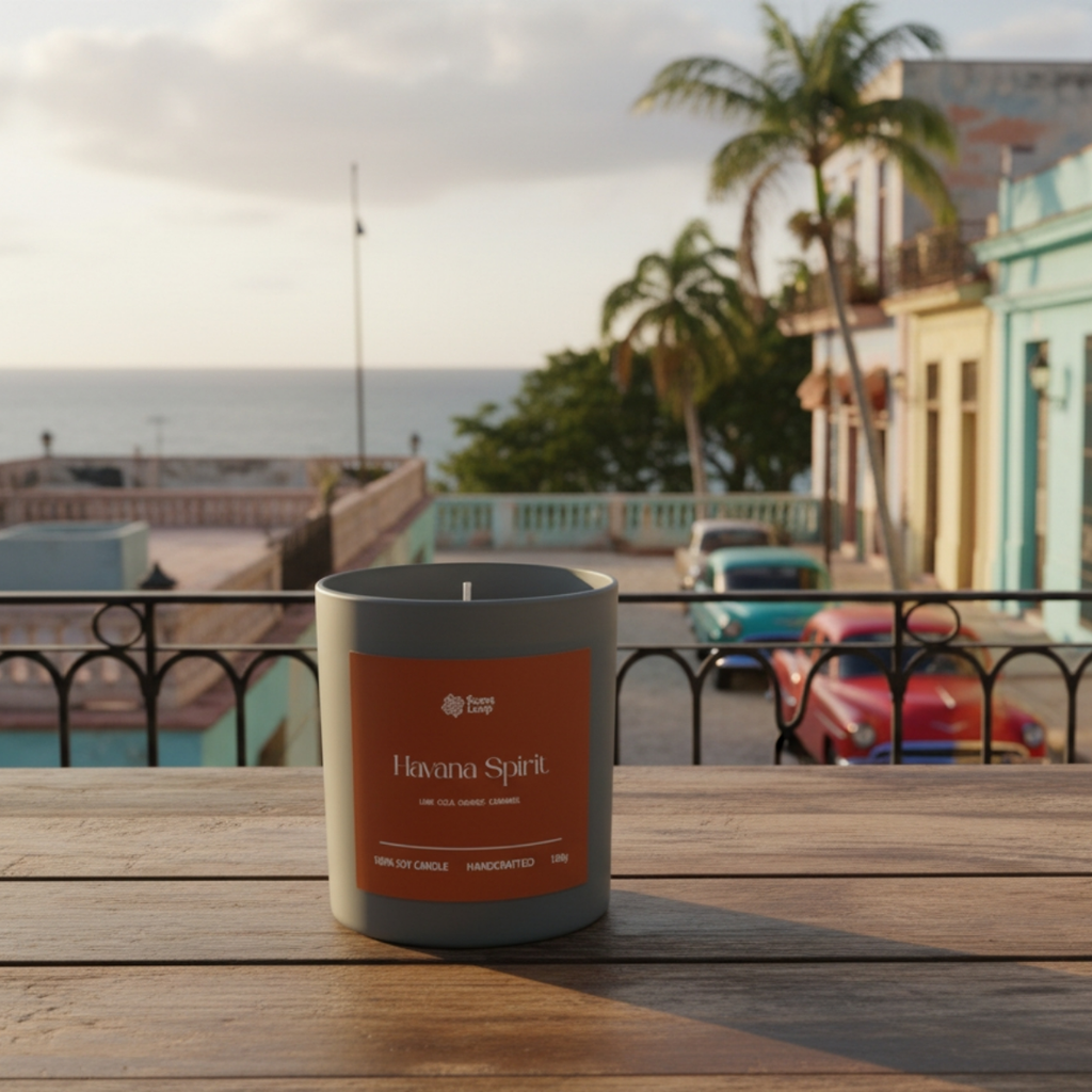 Świeca sojowa zapachowa Havana Spirit