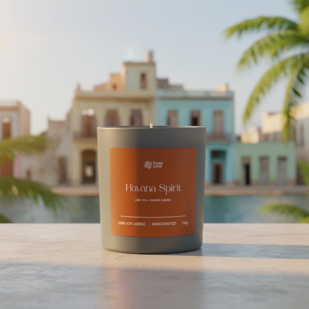 Świeca sojowa zapachowa Havana Spirit