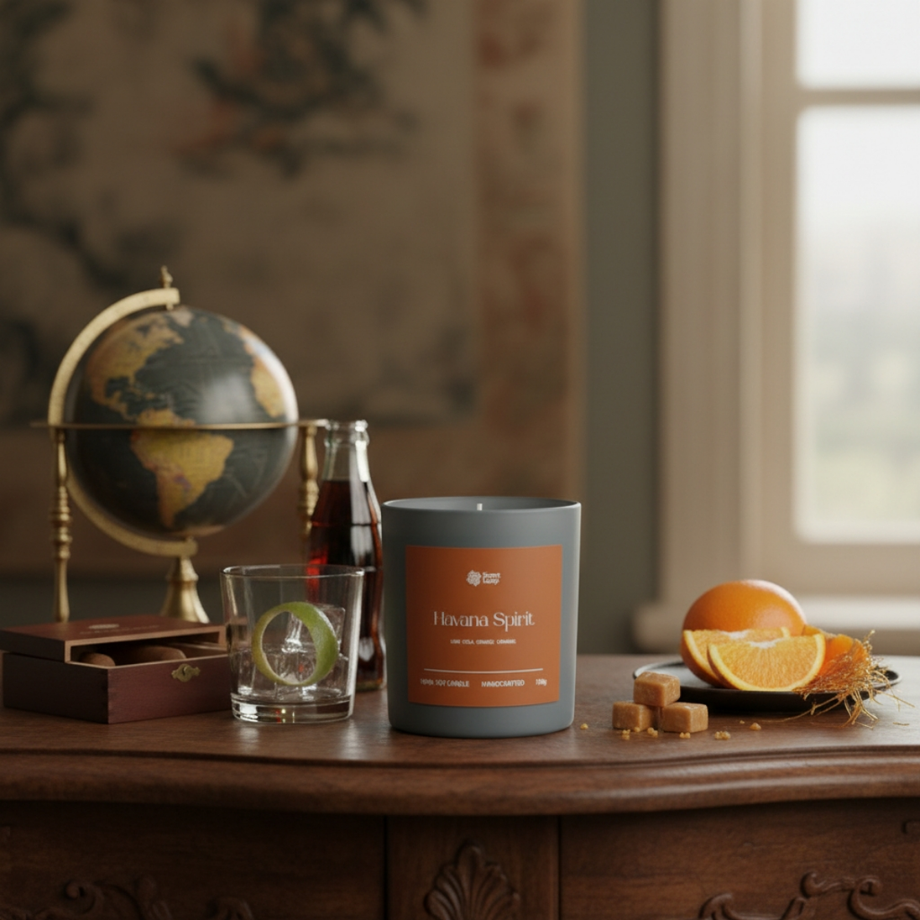 Świeca sojowa zapachowa Havana Spirit