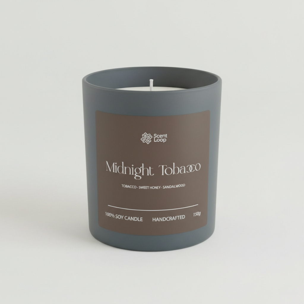 Świeca sojowa zapachowa Midnight Tobacco