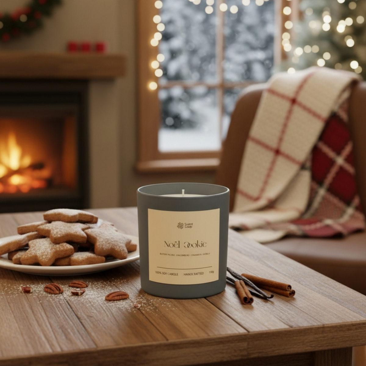 Świeca sojowa zapachowa Noël Cookie