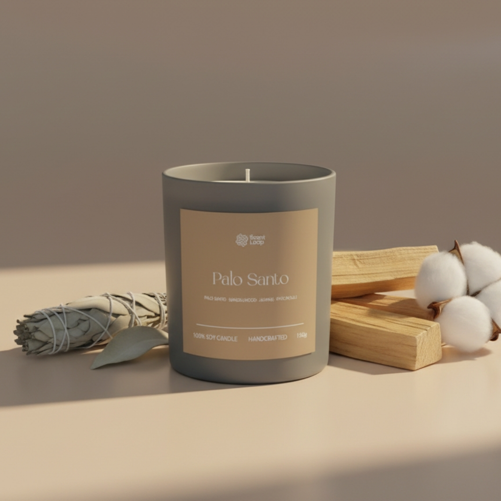 Świeca sojowa zapachowa Palo Santo