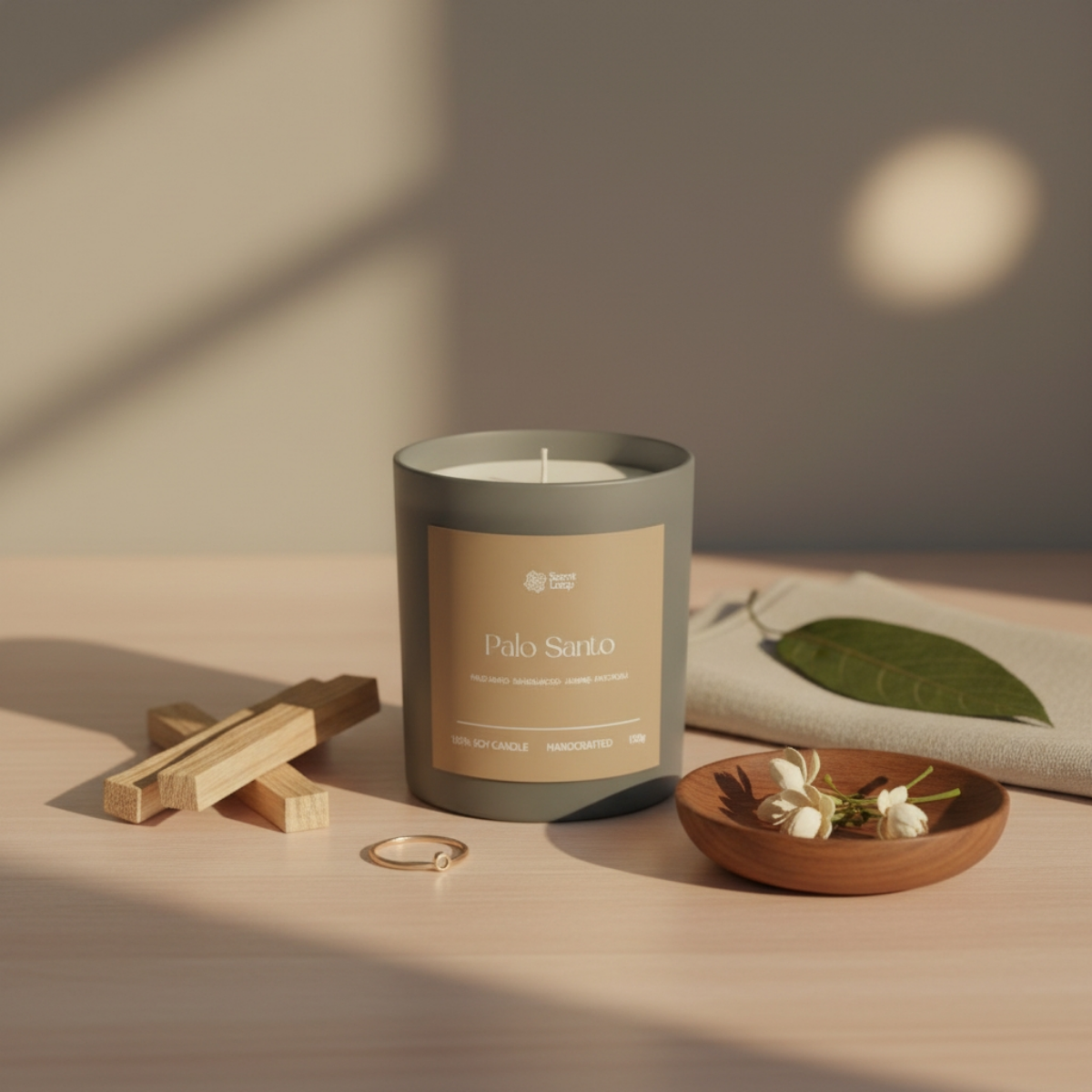 Świeca sojowa zapachowa Palo Santo