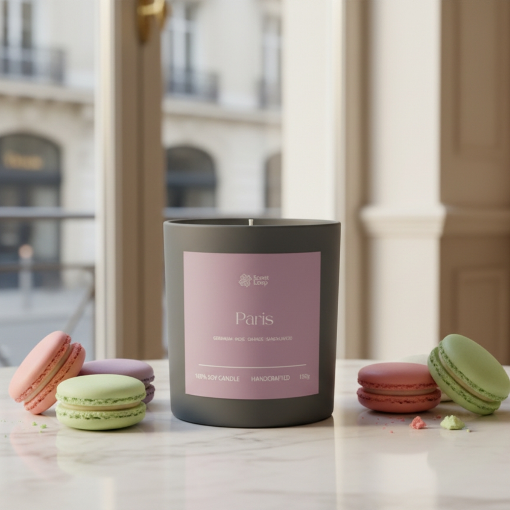 Świeca sojowa zapachowa Paris