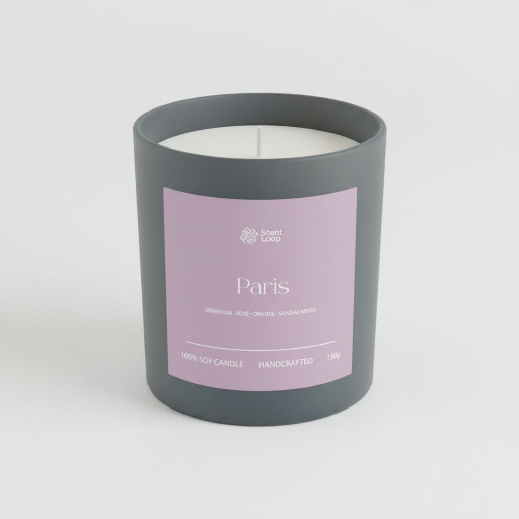 Świeca sojowa zapachowa Paris