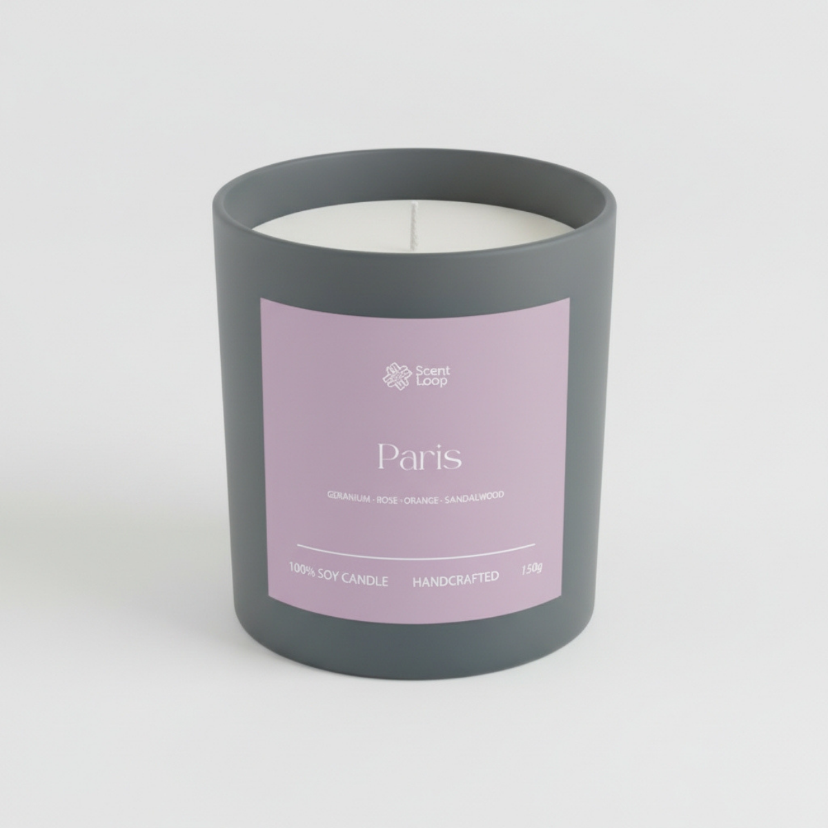 Świeca sojowa zapachowa Paris