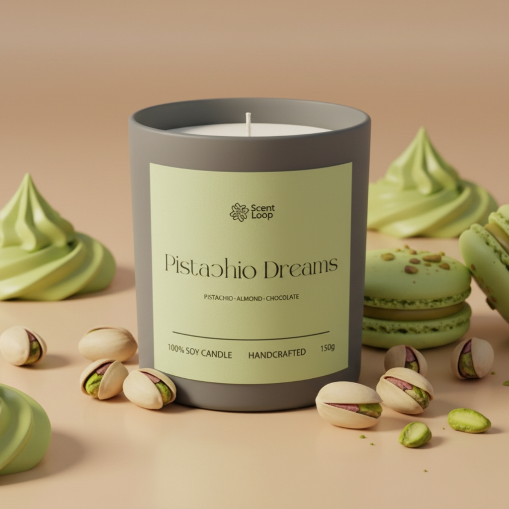 Świeca sojowa zapachowa Pistachio Dreams