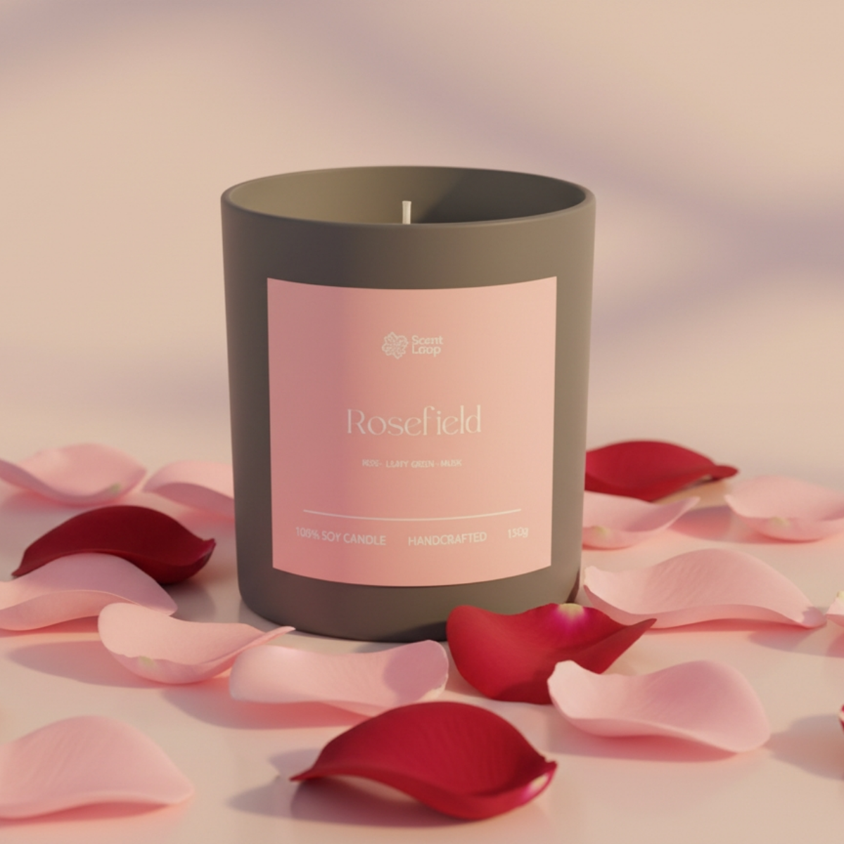 Świeca sojowa zapachowa Rosefield