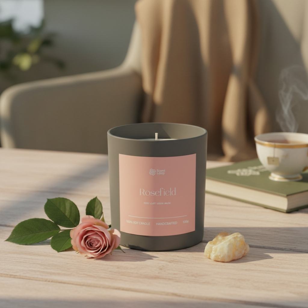 Świeca sojowa zapachowa Rosefield