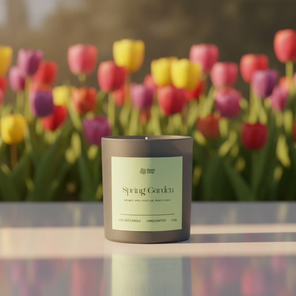 Świeca sojowa zapachowa Spring Garden