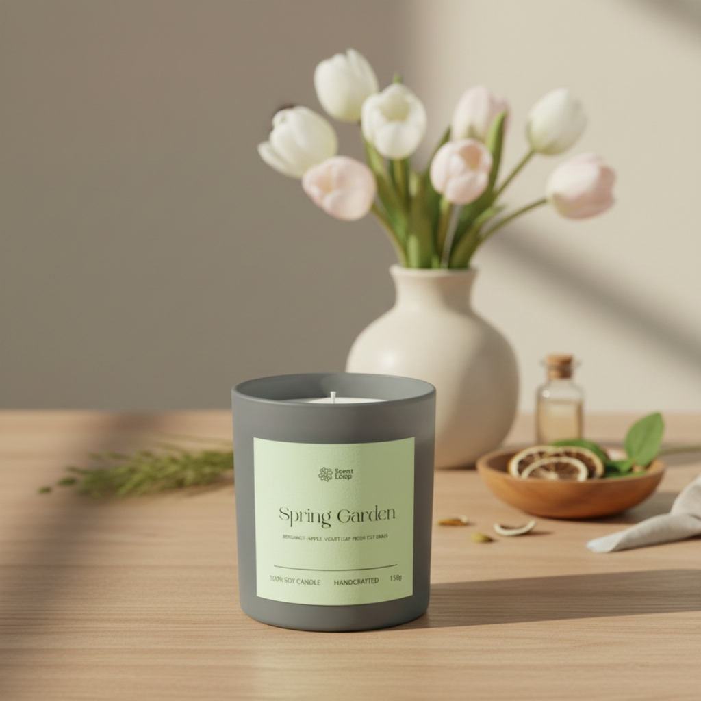Świeca sojowa zapachowa Spring Garden