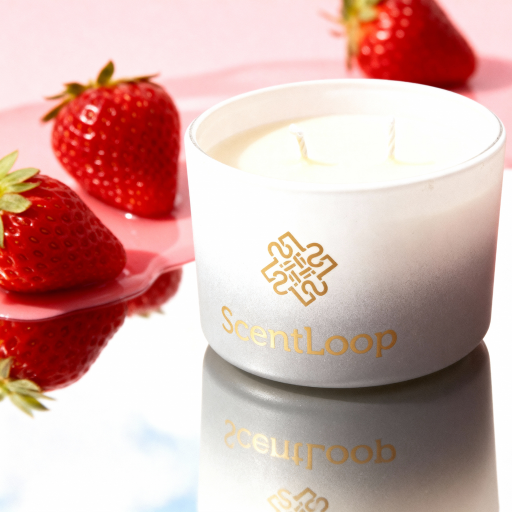 Świeca sojowa zapachowa Strawberry Kiss