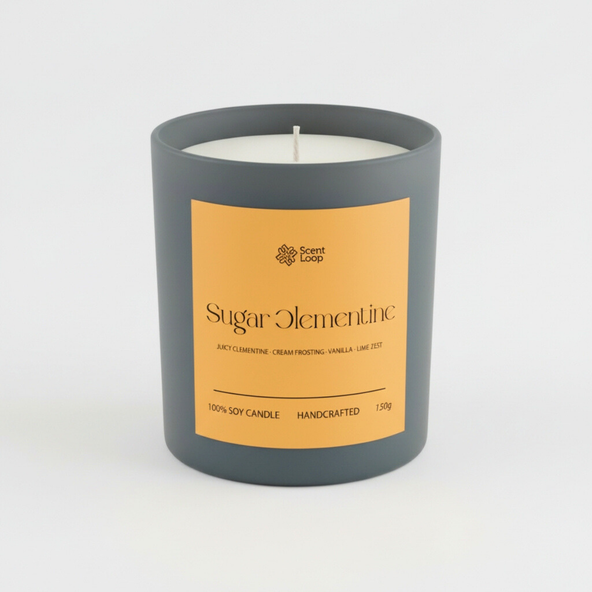 Świeca sojowa zapachowa Sugar Clementine
