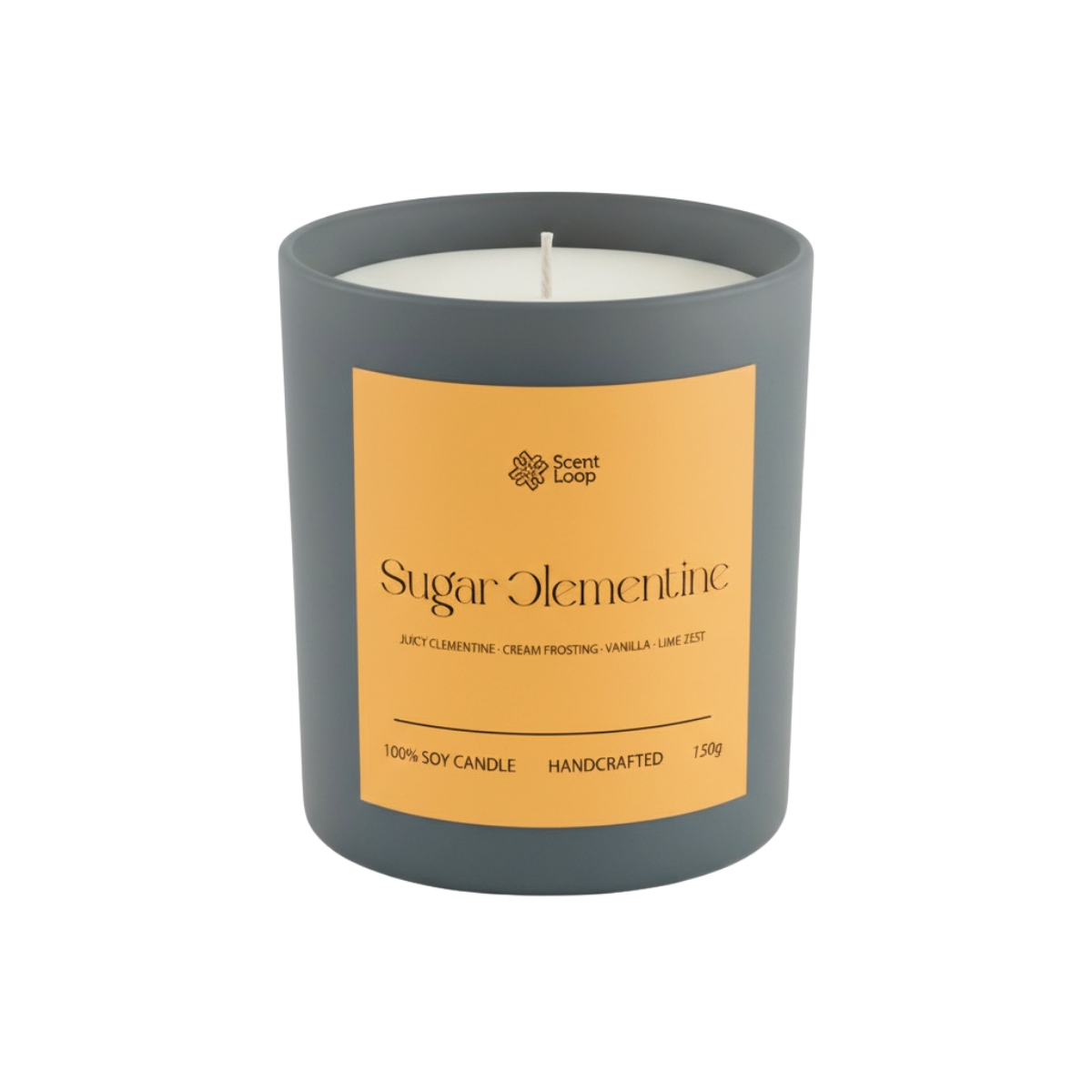 Świeca sojowa zapachowa Sugar Clementine