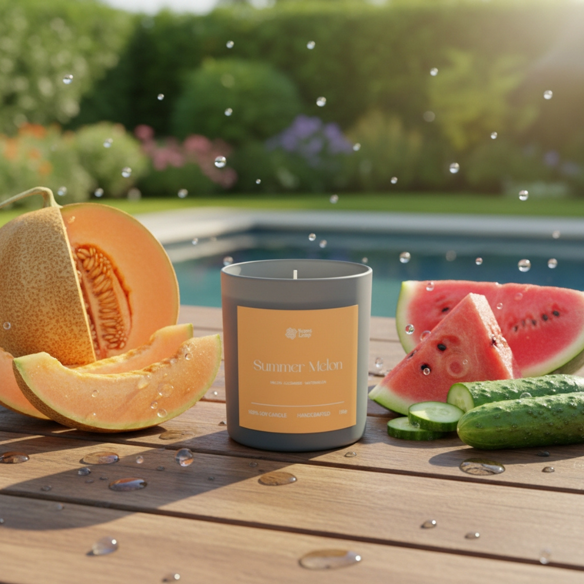 Świeca sojowa zapachowa Summer Melon