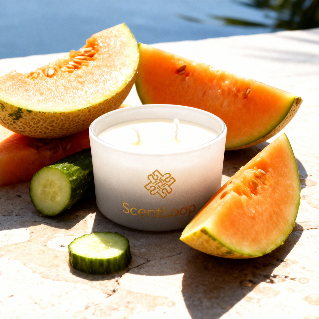 Świeca sojowa zapachowa Summer Melon