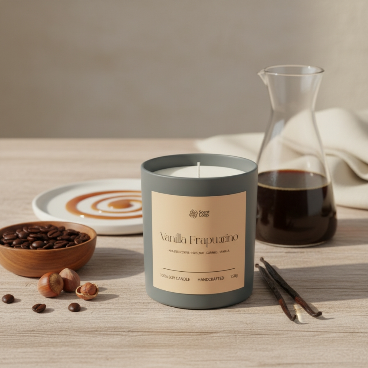 Świeca sojowa zapachowa Vanilla Frappuccino