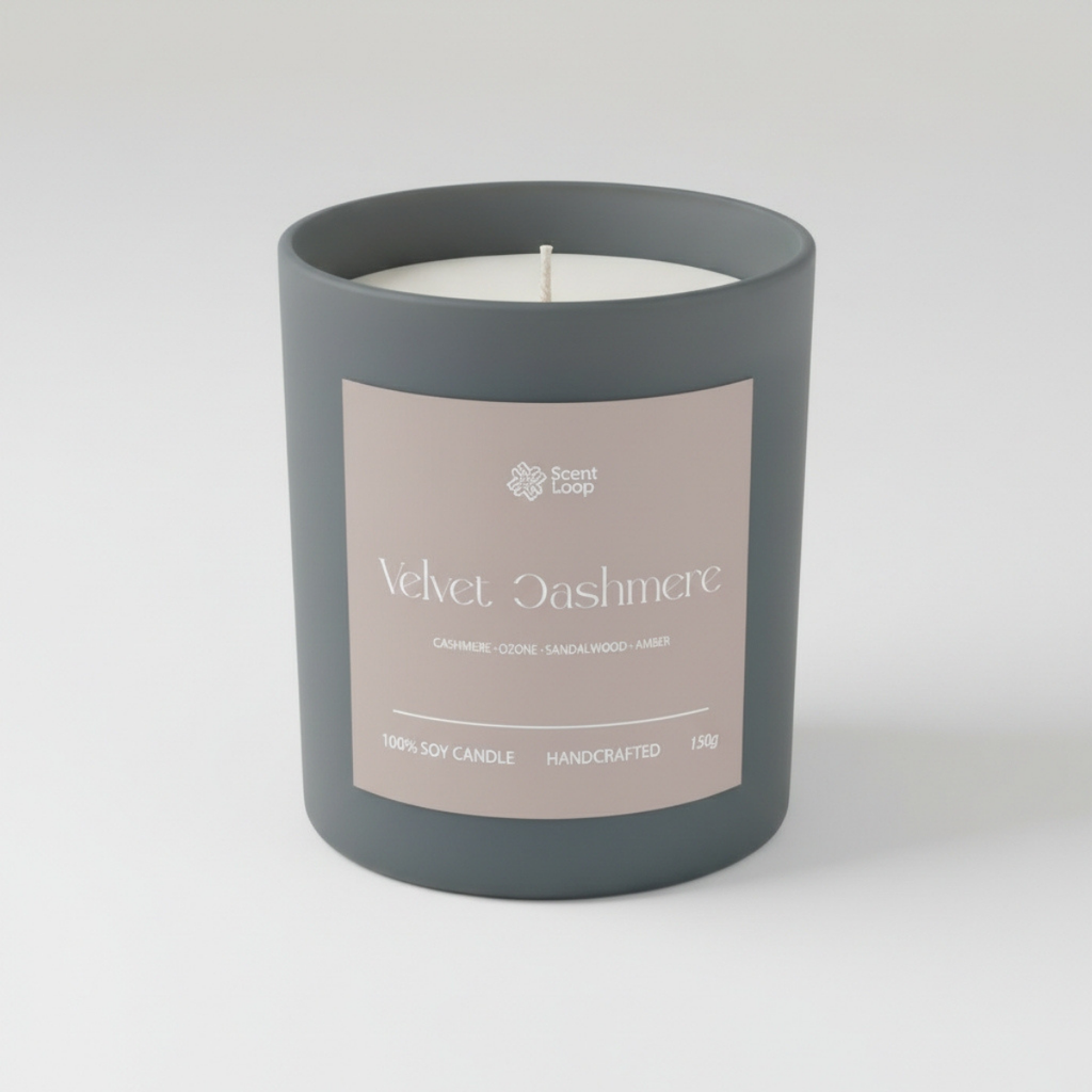 Świeca sojowa zapachowa Velvet Cashmere