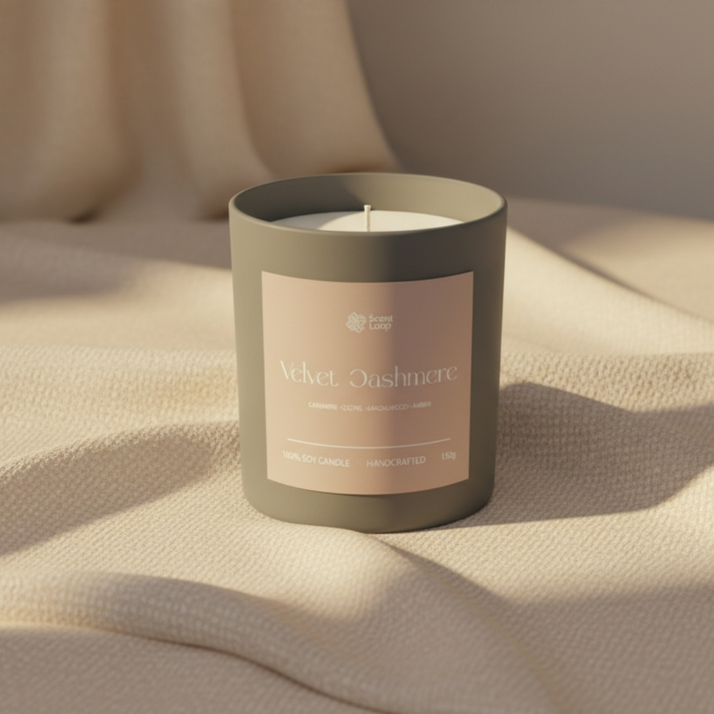 Świeca sojowa zapachowa Velvet Cashmere