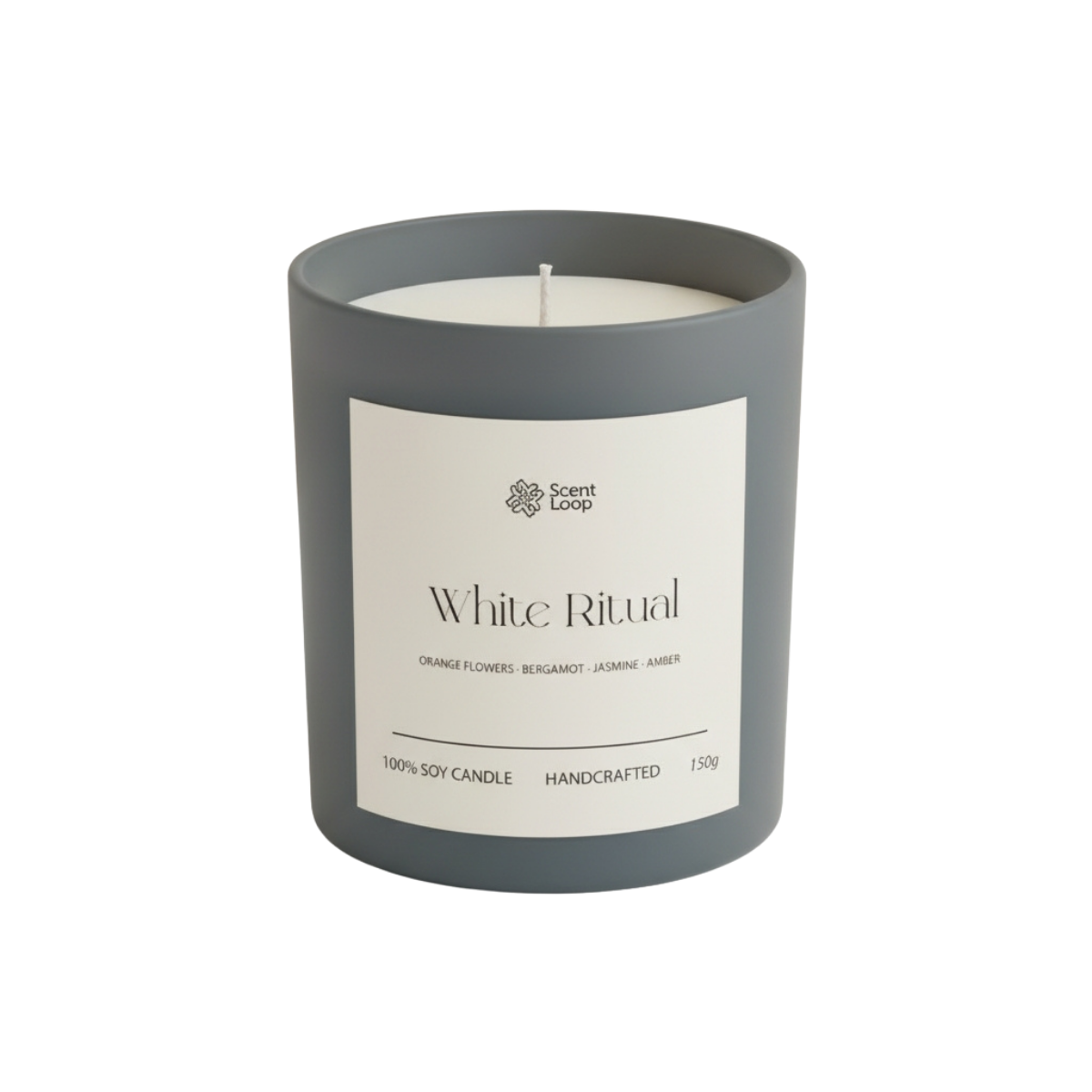 Świeca sojowa zapachowa White Ritual