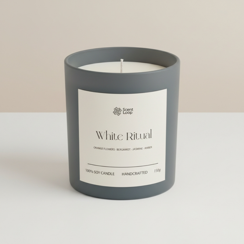Świeca sojowa zapachowa White Ritual